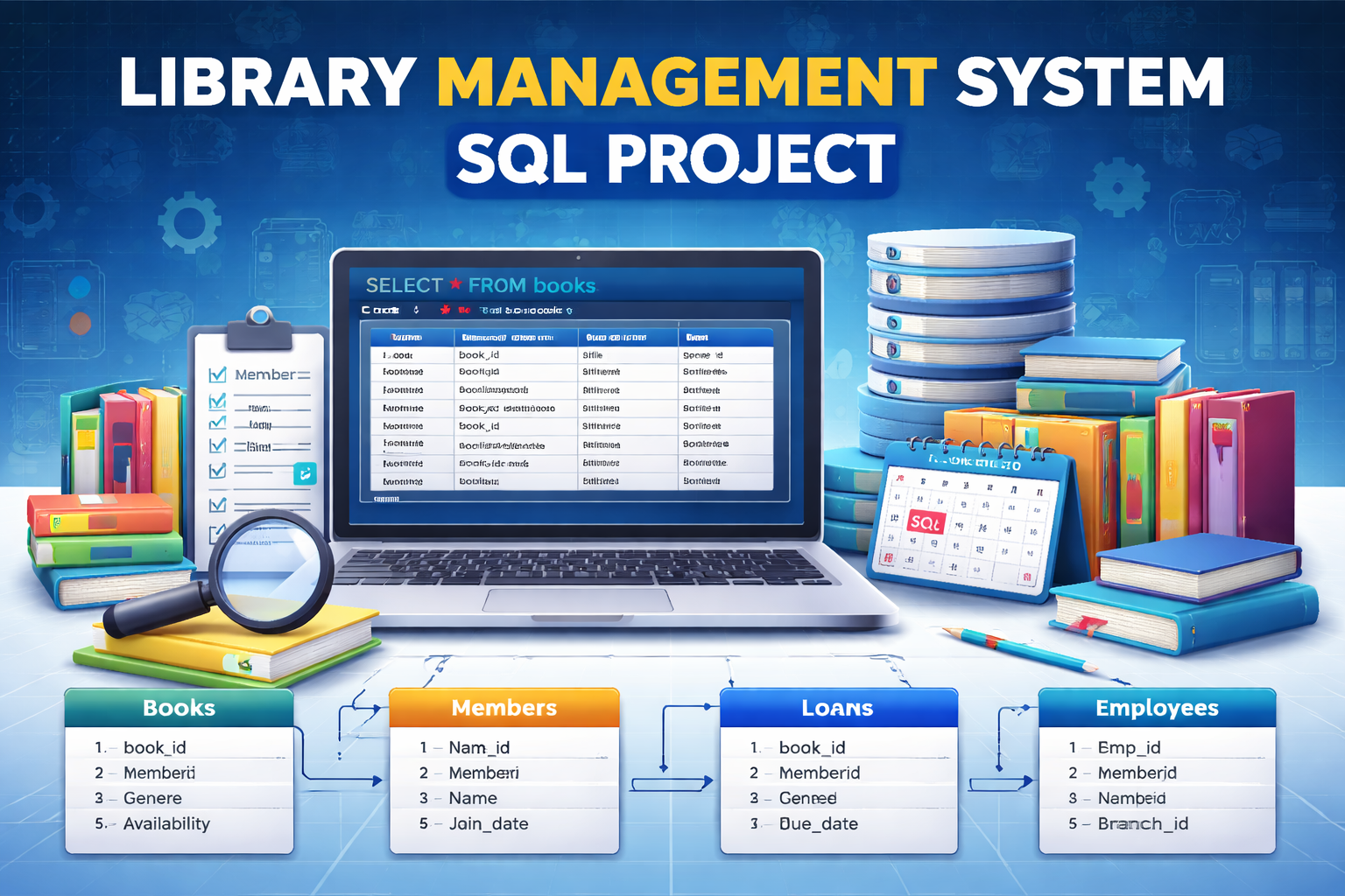 Library Management SQL Project